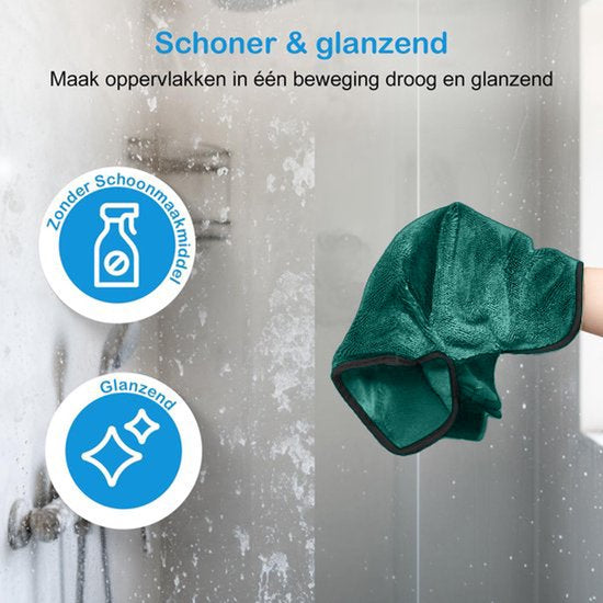 Liviahome Fast dry Badkamer Droogdoek Donker Groen 60x40 cm