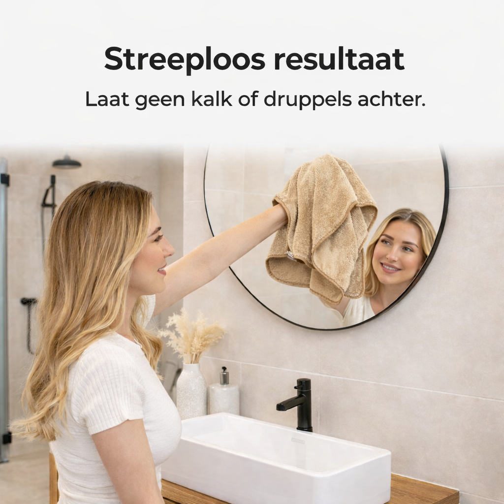 12 stuks Liviahome badkamer/keuken droogdoek 40x40 cm Beige